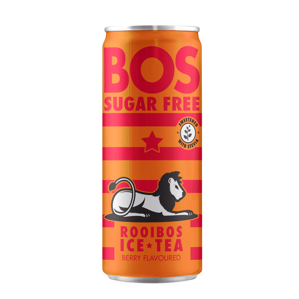 Bos Iced Tea Rooibos Sugar Free Peach Flavoured Ice Tea Can 300ml ...