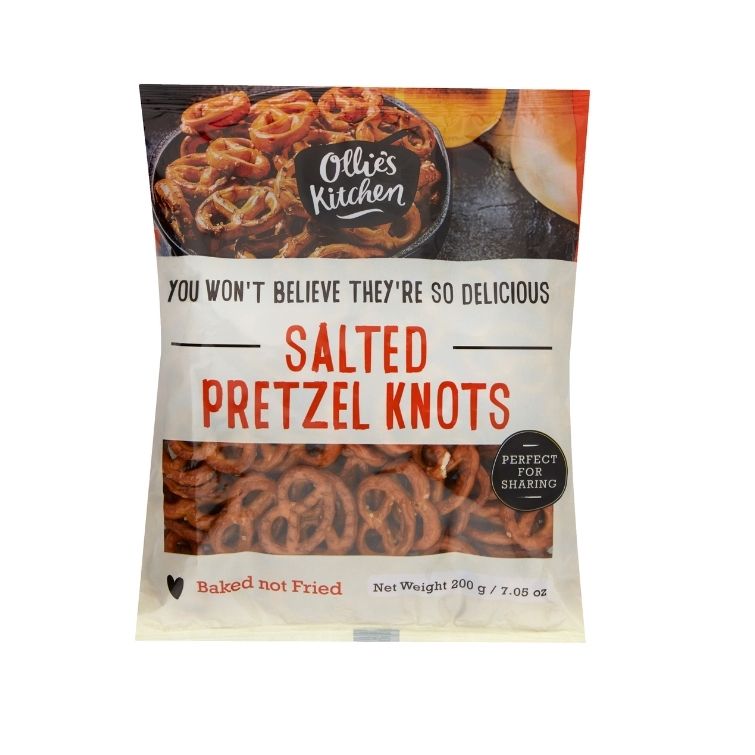 Ollies Kitchen Salted Pretzel Knots 200g