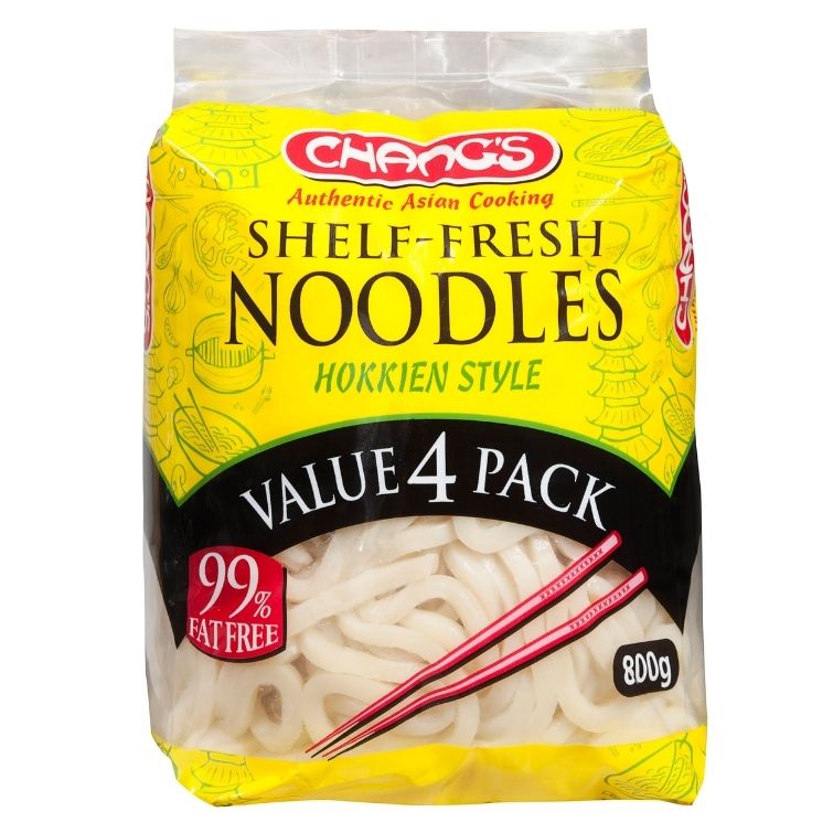 Changs Shelf Fresh Noodles Hokkein Style 800g