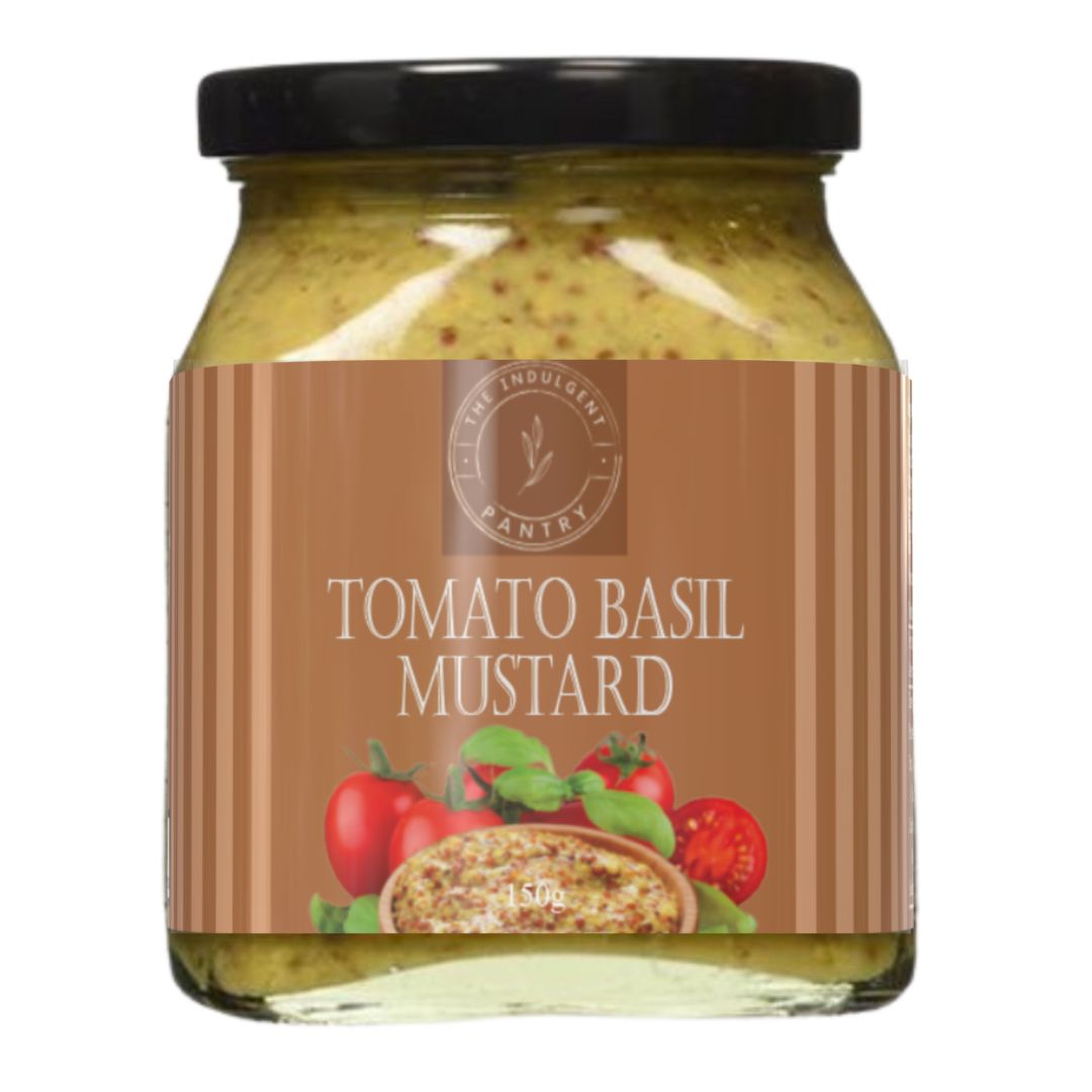 THE INDULGENT PANTRY TOMATO BASIL MUSTARD 150G