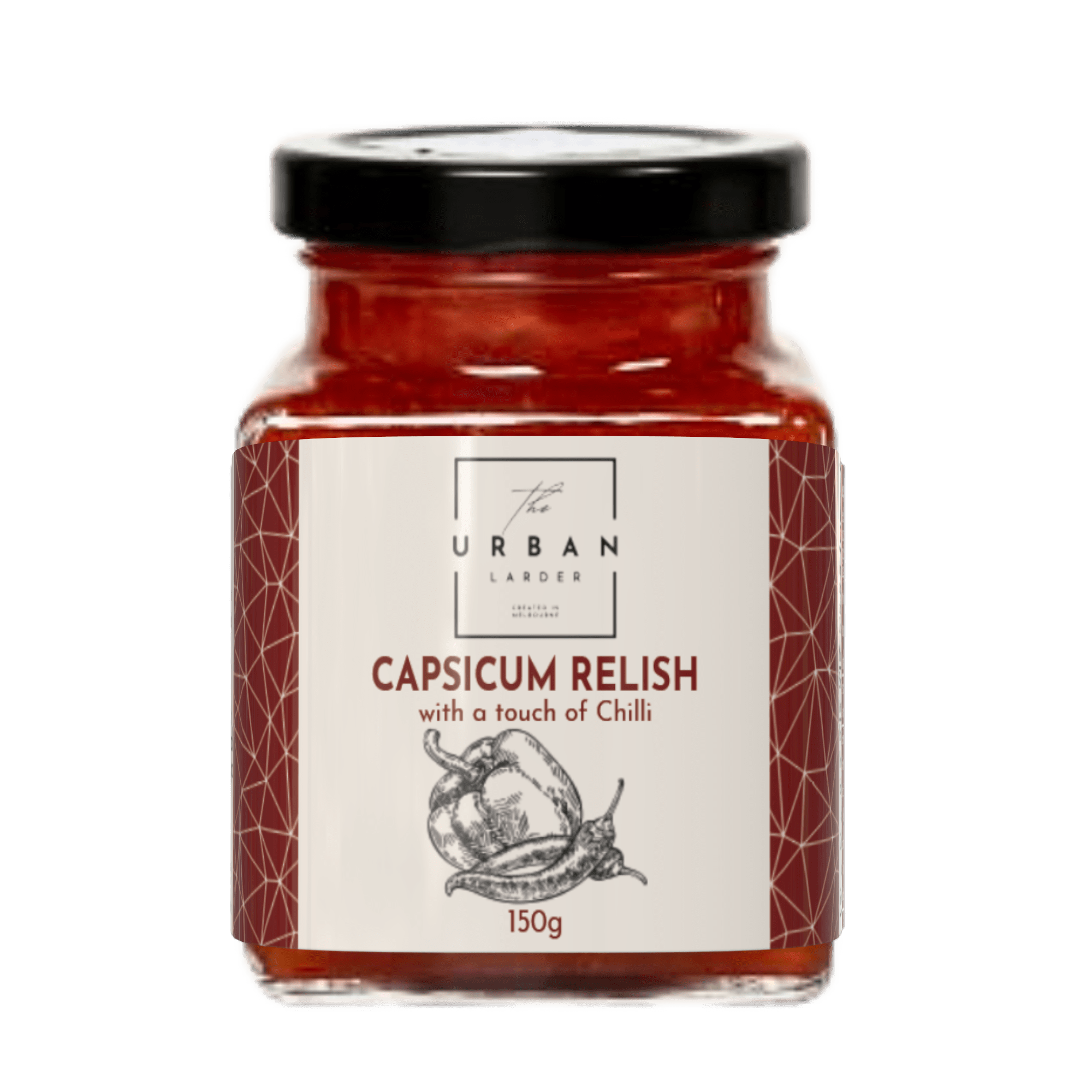 URBAN LARDER CAPSICUM RELISH 100G