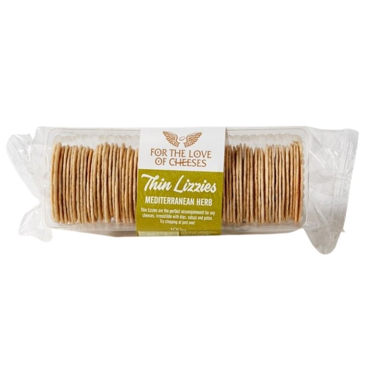 Thin Lizzies Mediterranean Herb Wafer Crackers