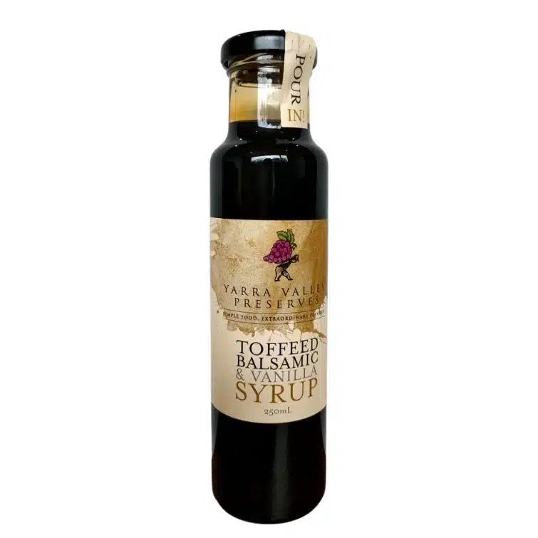 Toffeed Balsamic & Vanilla Syrup 250ml