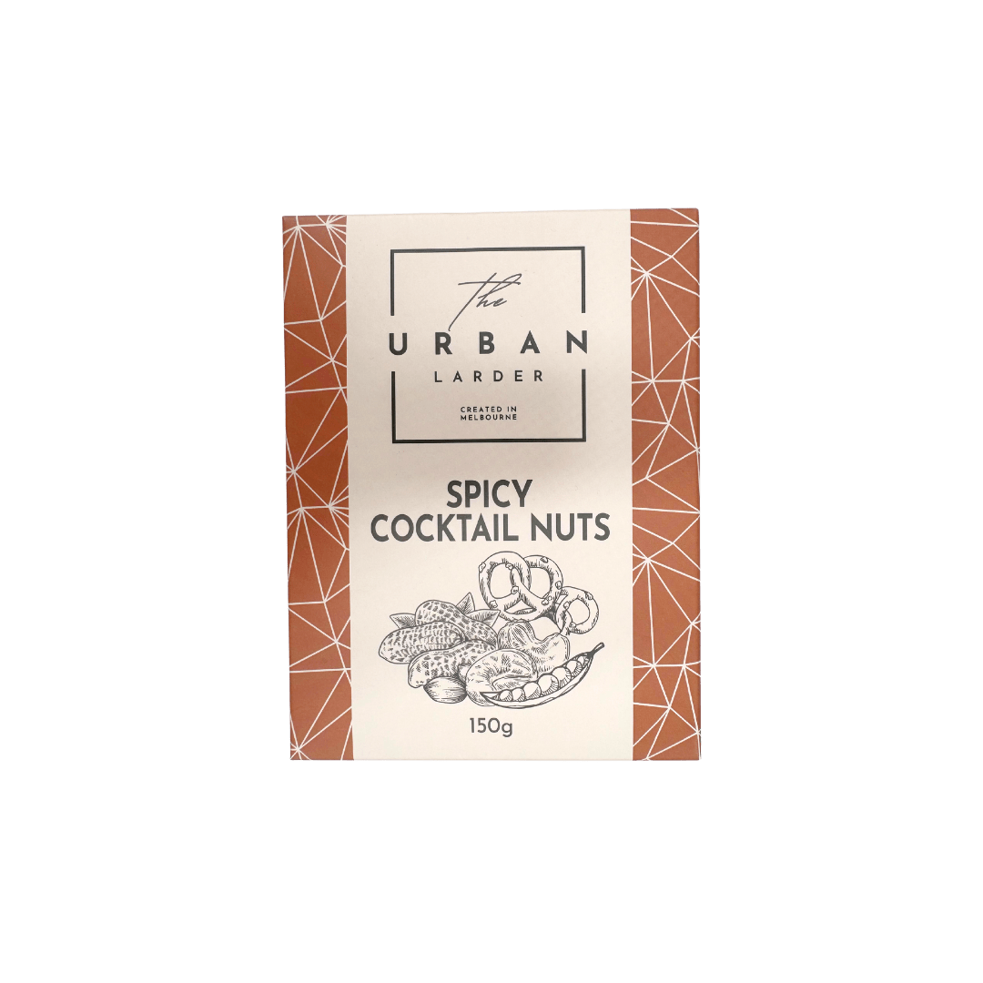 URBAN LARDER SPICY COCKTAIL NUTS 150G