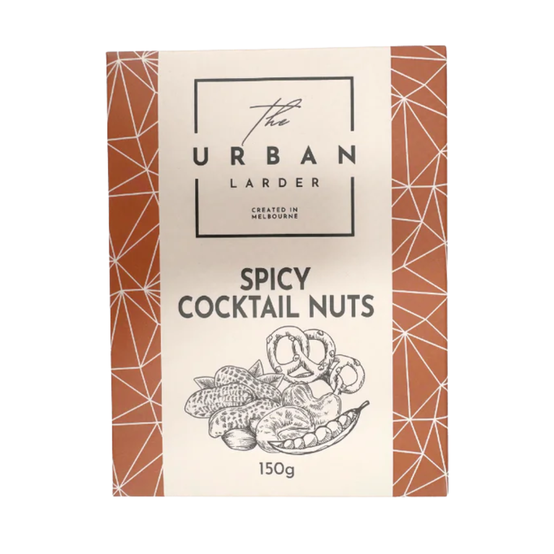 URBAN LARDER SPICY COCKTAIL NUTS 150G
