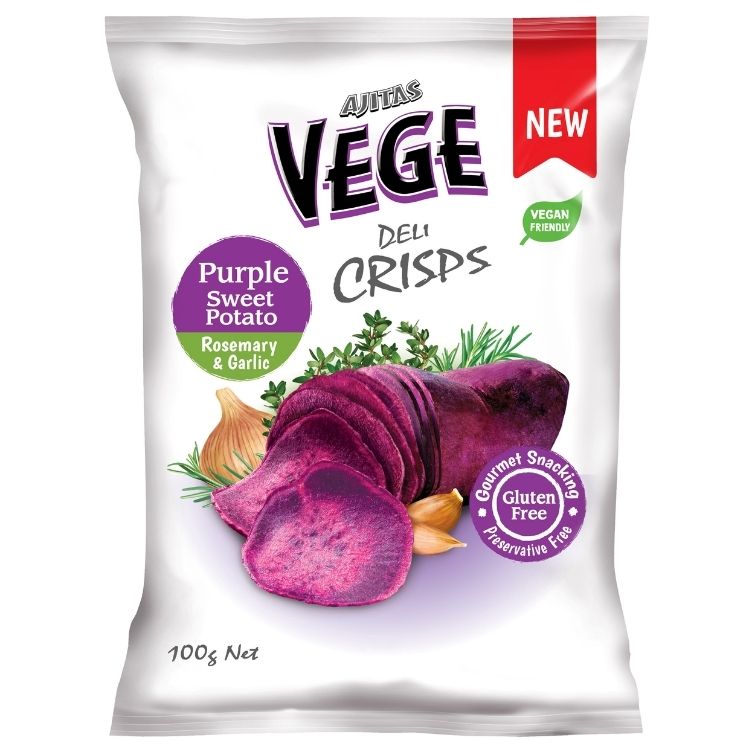 Vege Crisps Purple Sweet Potato 100g
