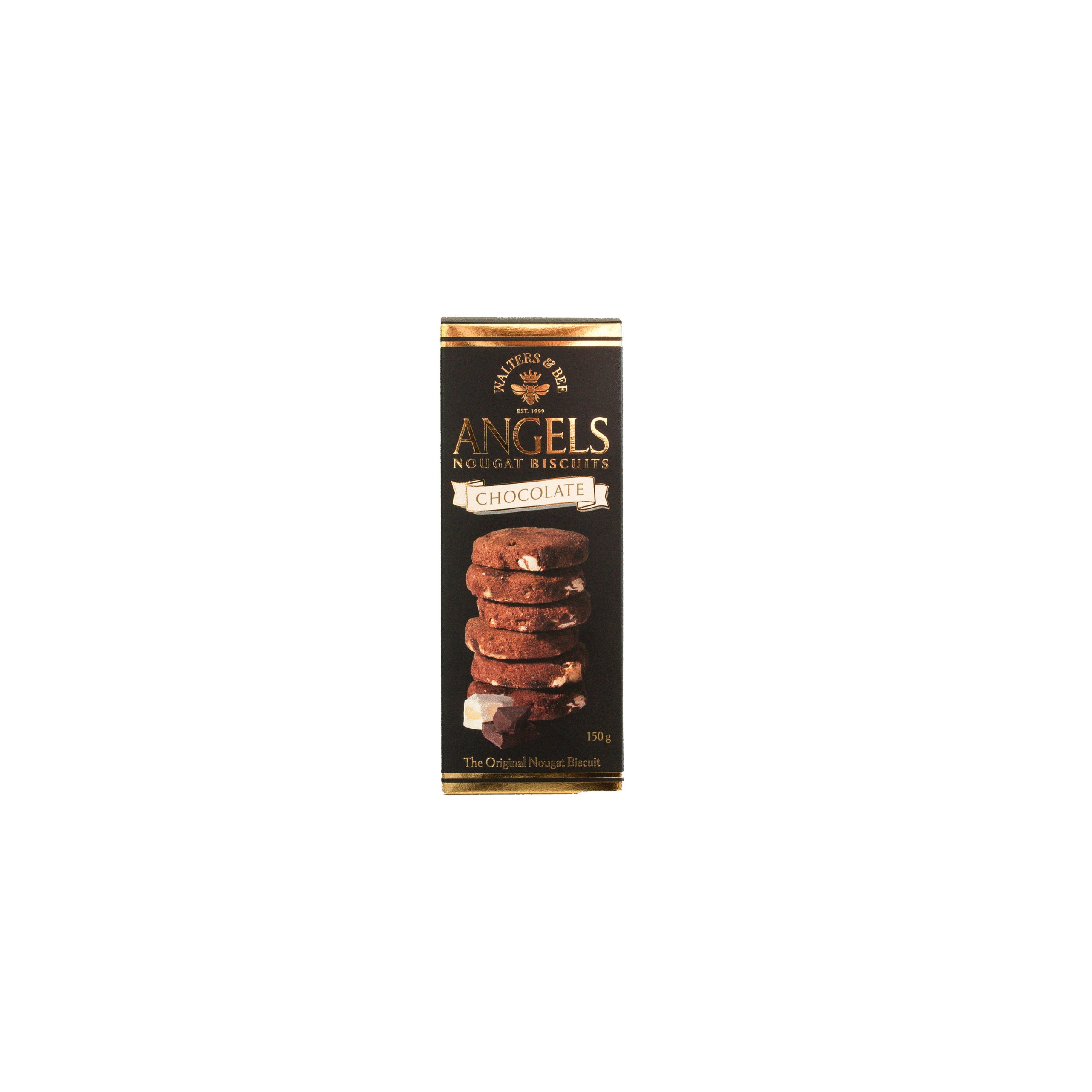 Walters Angels Chocolate Nougat Biscuits 150g