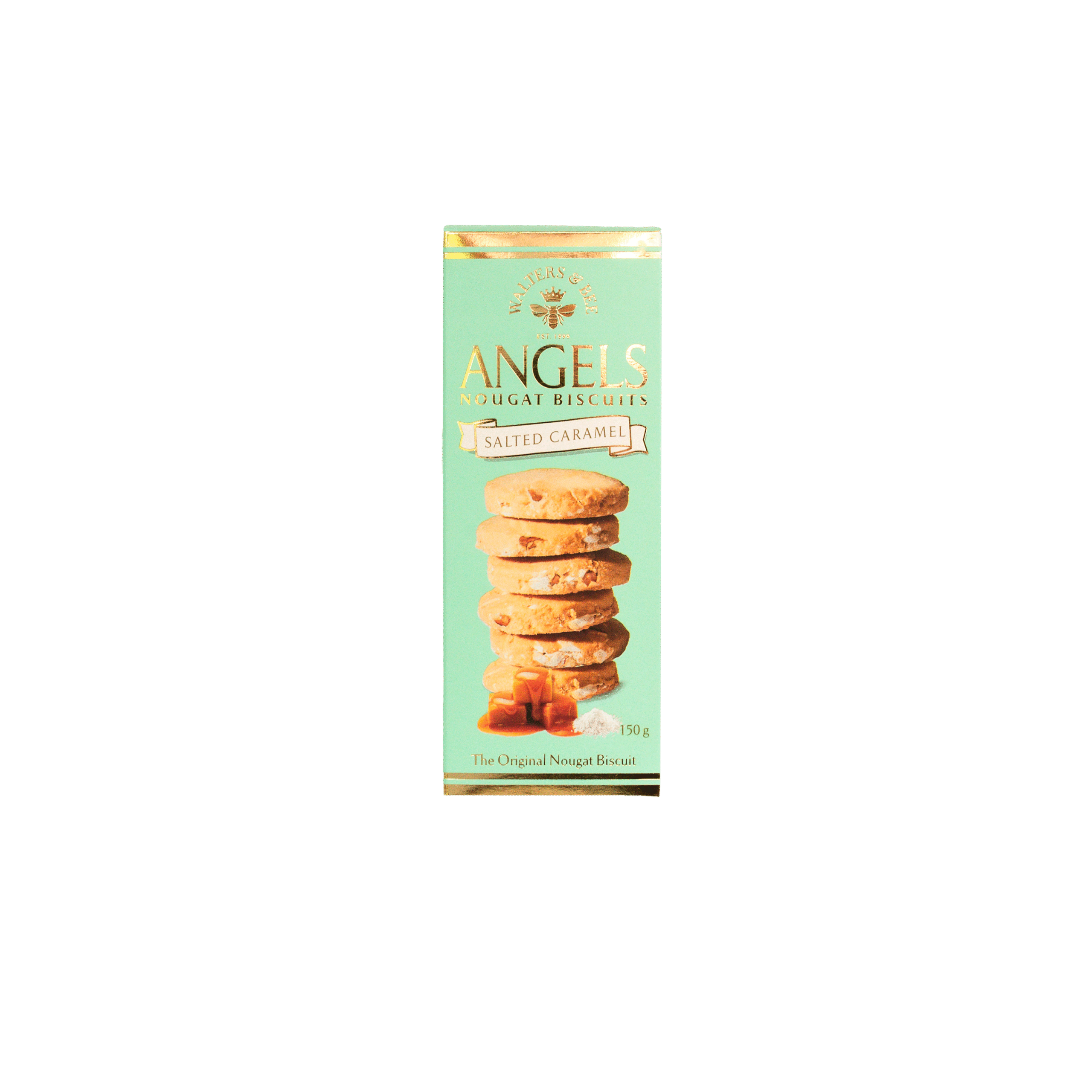 Walters Angels Salted Caramel Nougat Biscuits 150g