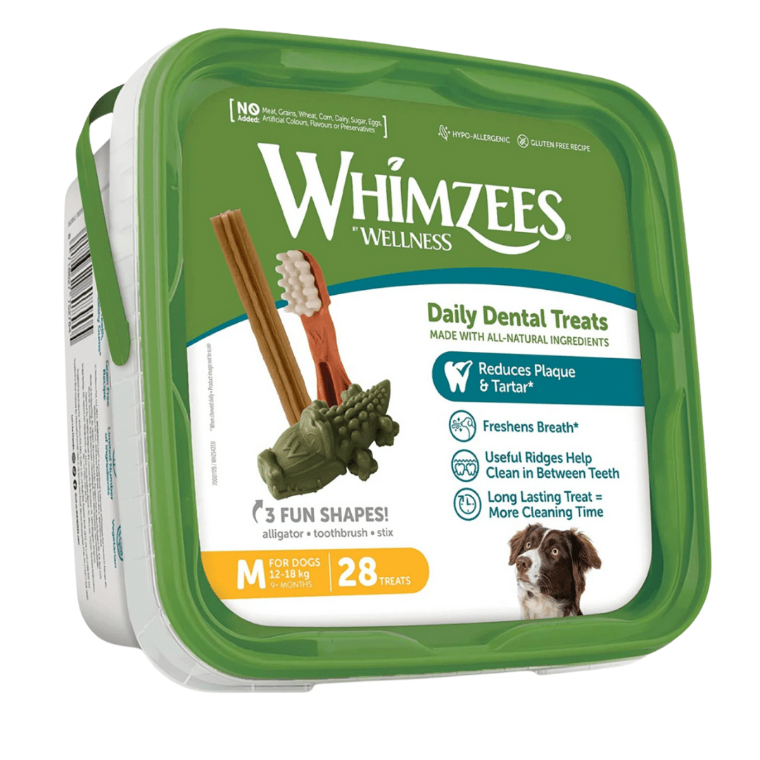 WHIMZEES Toothbrush Variety Box (M - 28 Pack)