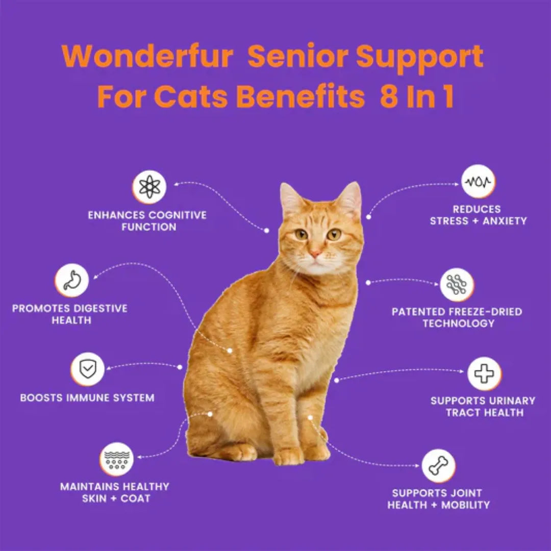 WONDERFUR CAT BITES SENIOR SUPPORT 50G