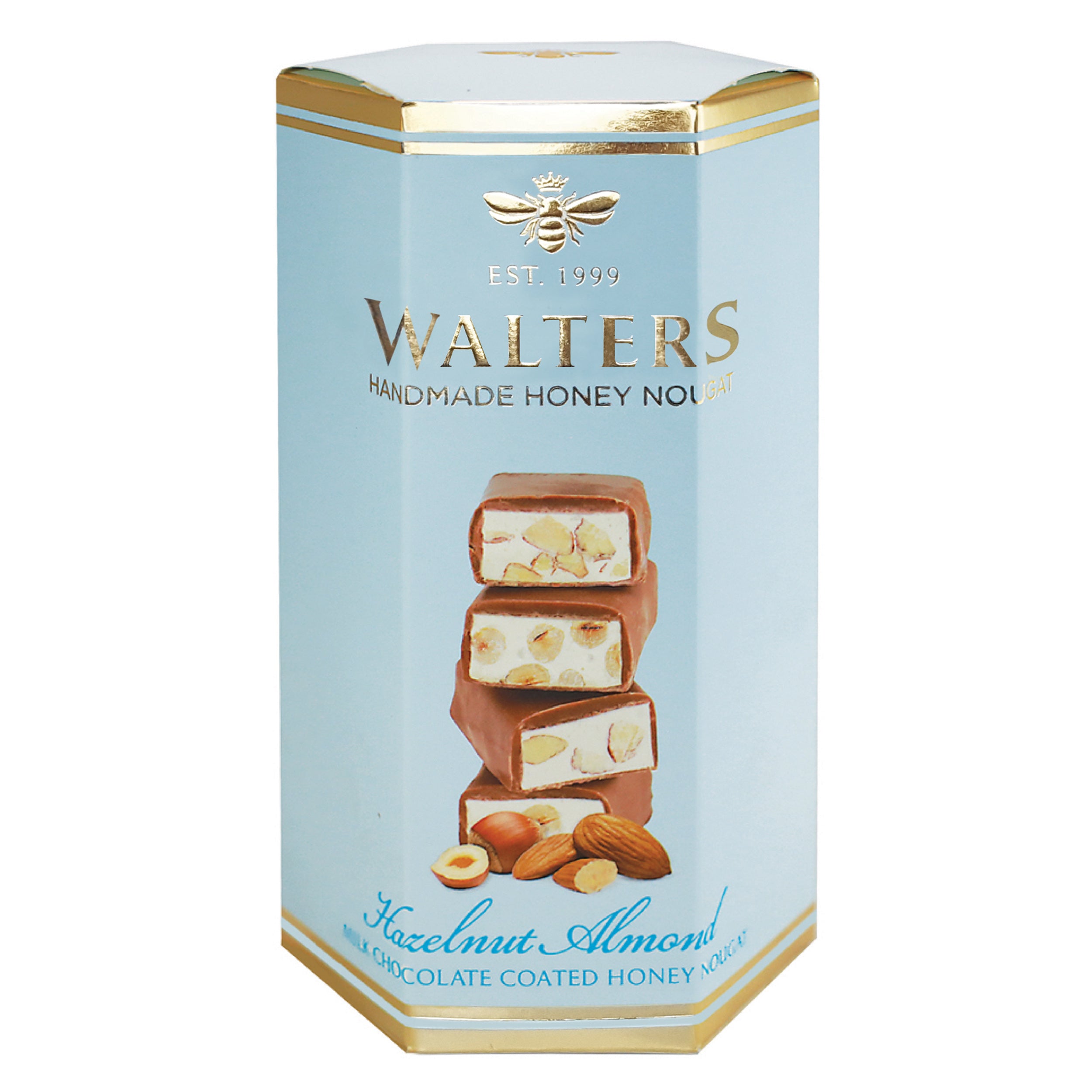 Walters Chocolate & Almond Nougat Gift Box 140g