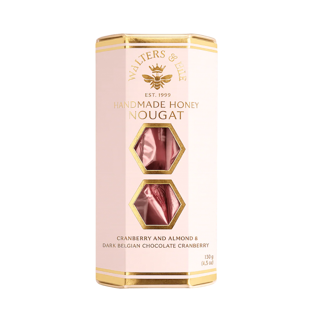 Walters Assorted Dark Chocolate Nougat Gift Box 140g