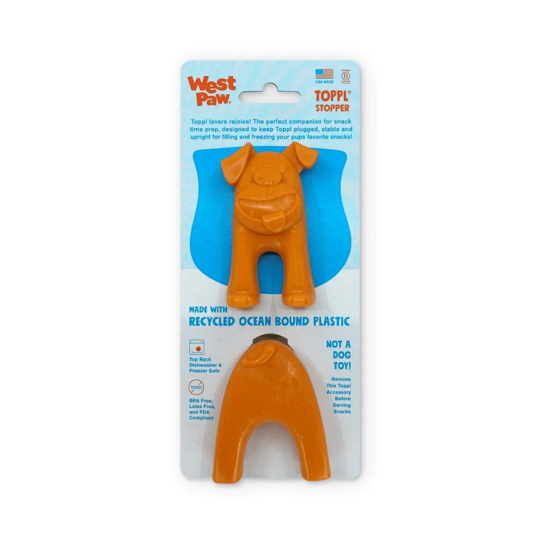 WEST PAW TOPPL STOPPER - TANGERINE