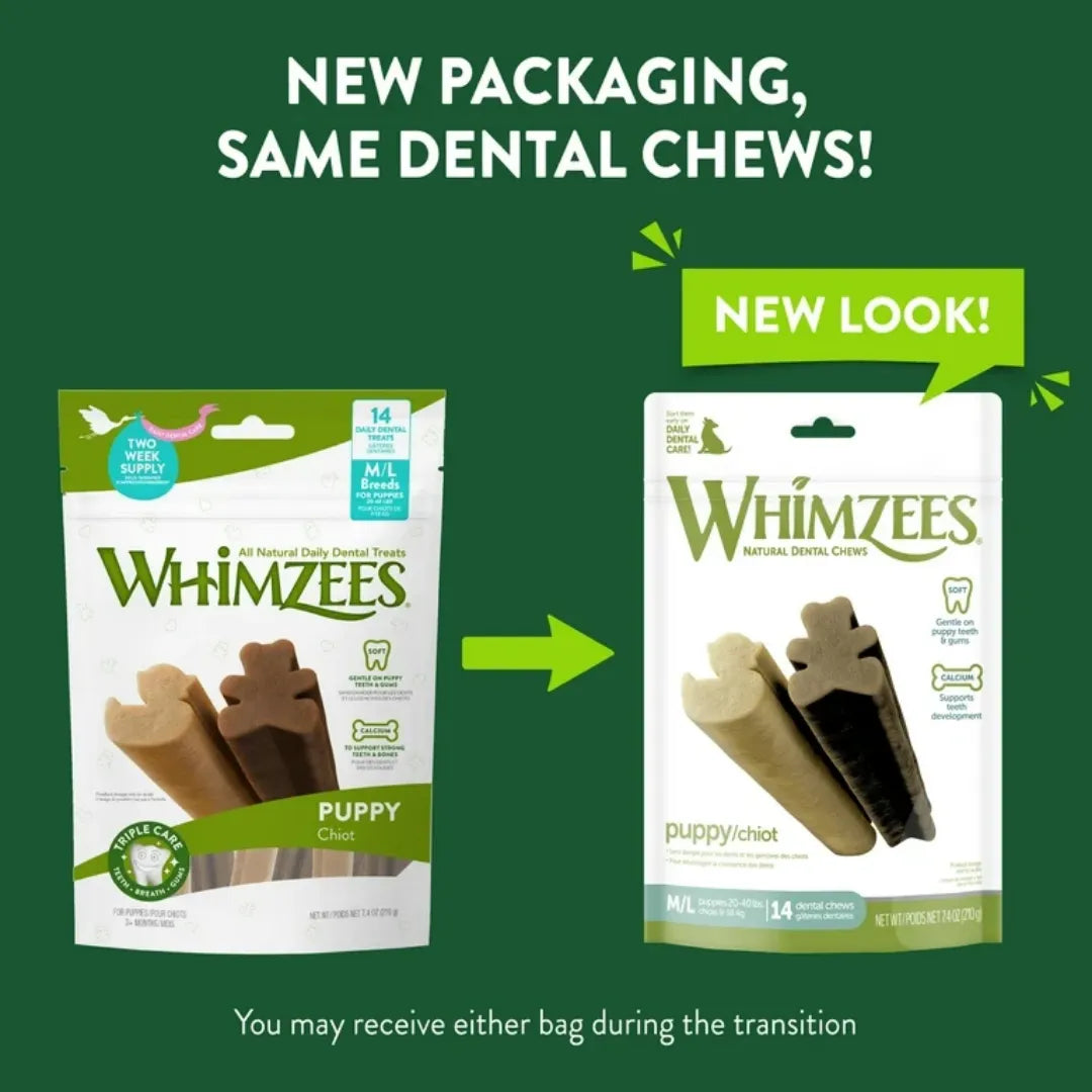 Whimzees Puppy M/L Breed Dental Chews