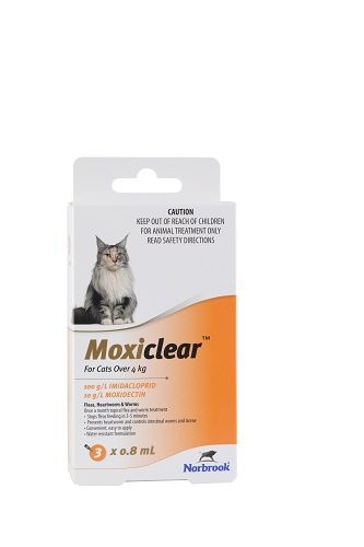 MOXICLEAR FOR CATS OVER 4KG 3 PACK