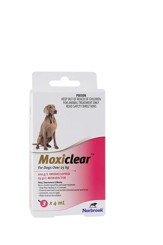 MOXICLEAR FOR DOGS OVER 25KG 3 PACK