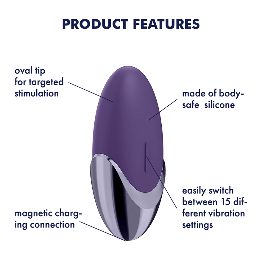 Layon Mini Satisfyer Lay-On 1 Purple Pleasure Mini Vibrator – Amazing Brands Australia