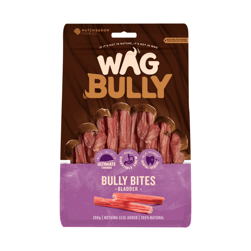 WAG Bully Bites 200g – Amazing Brands Australia